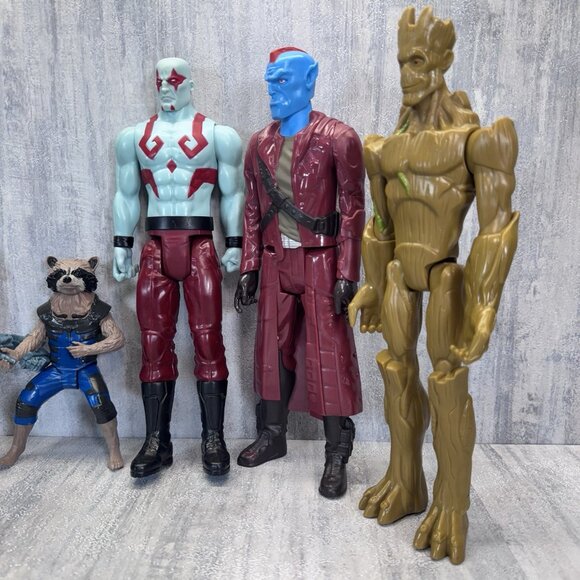 Marvel Titan Hero Series 11” Guardians Galaxy Gamora Groot Star Lord Rocket - Picture 3 of 7